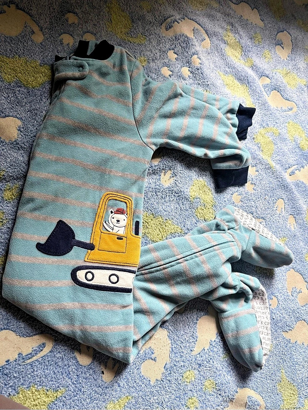 Carter's Microfleece One-Piece Pajamas bundle 24- 3T